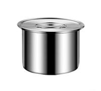 316L Stainless Steel Bowl with Lid for Steamed Eggs and Cooking Rice, Lightweight and Stackable Design to Save Space in Any Kitchen (1050ML)