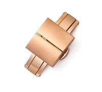 316L Stainless Steel Butterfly Buckle 18mm 20mm 22mm Double Press Metal Deployment Clasp Turtle Back
