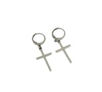 316L Stainless Steel French Hook Cross Personalized Earrings Unisex Versatile Dangle