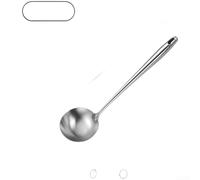 316L Stainless Steel Kitchen Tool Set Spatula Slotted Spoon Ladle Heat Resistant Hollow Handle Thickened Metal Construction For Longevity In Cooking(B)