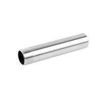 316L Stainless Steel Single Wire 100mm Extended Outer Wire Straight Through Water Pipe Round Pipe Direct Welding Joint 4 Minutes 6 Minutes 1 inch Seamless Pipe(G1)