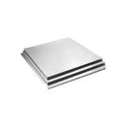 316L Stainless Steel Square Plate Polished Sheet Various Sizes for Kitchen DIY Craft Making(50x50x6mm 2pcs)