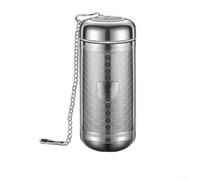 316L Stainless Steel Tea Infuser Strainer Ball with Saucer Multiple Sizes (L)