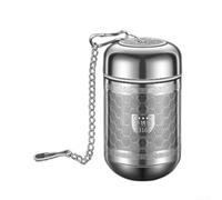 316L Stainless Steel Tea Infuser Strainer Ball with Saucer Multiple Sizes (S)