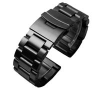 316L Stainless Steel Watch Band 3-Bead Metal for Panerai/Luminox/Seiko | Replacement Deployment Accessory Wristband Bracelet Casual Dress Sport Men