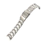 316L Stainless Steel Watchband 21Mm Fit for Longines Hydroconquest 41Mm 43Mm L3.781 L3.782 Silver Solid Watch Strap/Silver/21Mm