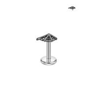 316L Surgical Steel Spiderweb Cartilage Earring Stud for Left Ear Piercing, 18 Gauge 5mm, Stainless Steel, no gemstone