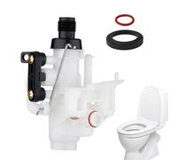 31705 Toilet Water Valve Kit, RV Toilet Water Valve Parts with Rubber Toilet Ring Replacement and Closet Flange Seal Compatible with Thetford Aqua-Magic V High and Low Model Toilets