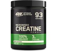 Optimum Nutrition Micronised Creatine Powder, 100% Pure Creatine Monohydrate Powder for Performance and Muscle Power, Unflavoured Shake, 93 Servings, 317 g