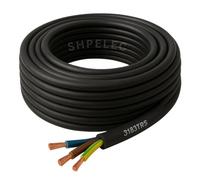 3183Trs 1.0mm² 3-Core Rubber Flexible Cable H05Rr-F - Heat & Oil Resistant - 10M
