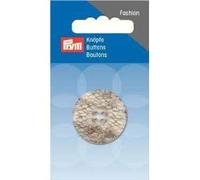 318413 Button 4-Hole Snake Print Grey 28 mm