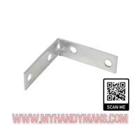 319 REINFORCED CORNER BRACKET RIGHT ANGLE BRACE SUPPORT L 19mm - 150mm