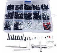 319pcs Universal RC Screw Assortment kit-Fasteners for Traxxas Axial Redcat HPI Arrma SCX10 Losi Scale RC Cars-1/8 1/10 1/12 RC truck,tracked car,remote control car, repair tools for off-road vehicles