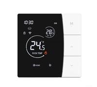 31A For Tuya WiFi Smart Thermostat, LED Display Touch Screen Digital Room Thermostat, With Voice Control, For Electric Floor Heating, Gas Boiler(White 16A-WIFI)