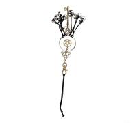 31cm Metal Witch Bell for Door Hanging or Car Attachment with Symbolic For Protection Theme for Spiritual Spaces
