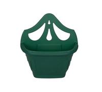31Cm Wall Hanging Planter Plastic Venetian Flower Pot Forest Green Garden Basket