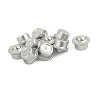 31mm Dia Metal Flange Mount Ball Transfer Bearing Unit Conveyor Roller 10Pcs