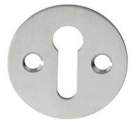Loops 31mm Keyhole Profile Round Escutcheon 18mm Fixing Centres Satin Chrome Loops Multicolor