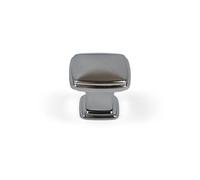 31mm Polished Chrome Square Cabinet Knob Kitchen Cupboard Door Drawer Pull Wardrobe Furniture Replacement Upcycle