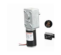 31MM Turbine Worm Gear DC electronic starter 12V 24V Torque 3RPM-250RPM Low Speed Self-Locking CW CCW Brush Permanent Magnet ZDVHOMCB(Beige,24V With Bracket)