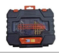 31pc Black & Decker Drill and Screwdriver Bit Set A7233