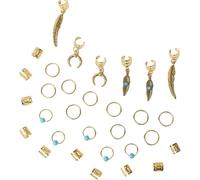 31Pcs Dreadlock Spring Decoration Youth Fashion Hair Accessory Suitable For Parties Festivals And Street Styles Looks