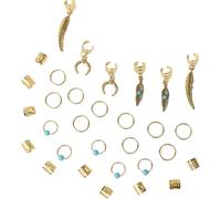 31Pcs Dreadlock Spring Decoration Youth Fashion Hair Accessory Suitable For Parties Festivals And Street Styles Looks