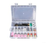 31Pcs Welding Accessories, Welding Torch Glass Cup Set, For TIG Welding WP-26, For WP-17, WP-18 Welding