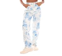 Boss Womens/Ladies Cropped Leather Patch Straight Jeans / N/A N/A GT4809