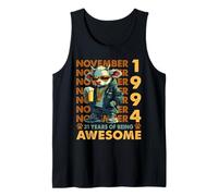 31st Birthday Cow Legends November 1994 31 Years Old Mens Tank Top