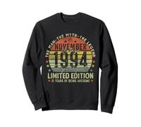 31st Birthday Gifts Vintage November 1994 31 Years Old Men Sweatshirt