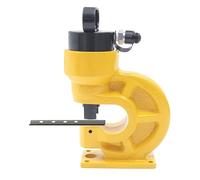 31T Hydraulic Puncher, Hydraulic Punching Machine, Hole Punch Tool, 0.41Inch, 0.54Inch, 0.69 Inch, 0.81Inch 4 Punching Dies, for L, H Types Flat Copper, Bus Bar, Flat Iron, etc