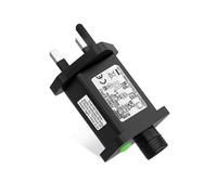 31V Transformer Plug for Christmas Lights, Gcstnn 6W LED Replacement Adapter with Timer,Memory,8 Modes,IP44 Waterproof Power Supply Controller for Christmas Tree Lights,Icicle Fairy Lights,Net Lights