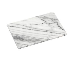 31x21cm White Marble Style Chopping Board Large Serving Cutting Board Non-Porous