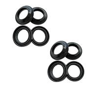 31x43x10.3 Front Shock Fork Damper Shaft Oil Seal Retainers Dust Cover For MOTO MADNESS 50 LB50QT-21(4pc Seal 4pc Cover)