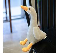 32-100cm Big Plush White Duck Toy Giant Pink Duck Sky Long Neck Goose Animal Doll Toys For Kids Birthday Gift 32cm Gray