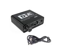 32-192khz Hifi Dac Amp Digital To Analog Audio Converter Rca 3.5mm Jack Headphone Amplifier Toslink Optical Coaxial Output Dac