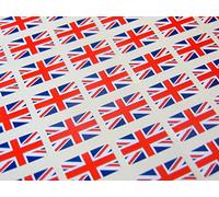 32, 20x12mm, Union Jack Self-Stick Flag Stickers, Kids/Childrens Labels for party bags, scrap books, card making or notebook decoration