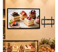 32/43/50/55'' Wall Mount Digital Menu LCD Screen for Commercial Displays | Ultra-Thin Digital Signage Advertising Media Player with 1080P HD, Smart Split Screen, WiFi & Auto Looping(43in)