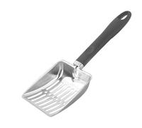 32.5cm Stainless Steel Hollow Pattern Fire Pit Ash Sieve Heat Resistant Fire Pit Scoop for Campfire Camping Garden Outdoor