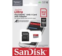32 64GB 128GB 256GB 512 GB Micro SD Memory Card SDHC SDXC Sandisk Ultra +Adapter