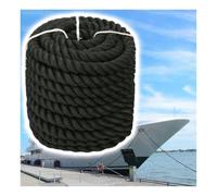 32/65/98/164/328' Three-strand Braided Dock Lines, 12-24 mm White High Strength Marine Grade Nylon Boat Rope for Docking & Mooring(24mm/0.94",20m)