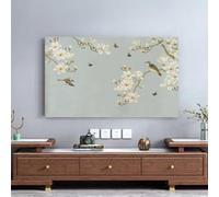 32-65 Inch Indoor TV Dust Cover Stretchable Televisions/Computer Screen Protector Universal LCD/LED Display Protectors Bedroom Living Room Print Art Decorative-flower3||40-43inch