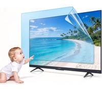32-75 Inch TV Screen Protector Frosted Film LED Display Protector Film Anti Blue Light Anti Glare Scratch Resistance HD Transparency Easy Installation Protect Eyes TV Accessories(46 inch 1017x570mm)