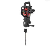 32.7CC Petrol Demolition Hammer 2-Stroke Gas Powered Demolition Drill with 3 Chisels for Concrete Crushing Digging Grooving Cutting and Chiseling