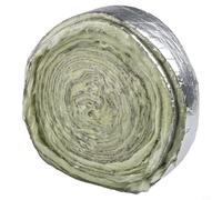 32.8 Feet Foiled Back Fiberglass Pipe Insulation Wrap for Outdoor and Indoor Pipes - Thermal Protection for Plumbing, for HVAC and Mechan