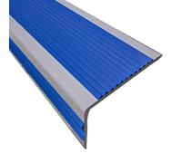 32.8 Ft Blue Stair NosingSelfAdhesive Edge Protector d Trim for Wood Vinyl & Tile Stairs Durable Stair Edge Guard (W6 x H3cm)