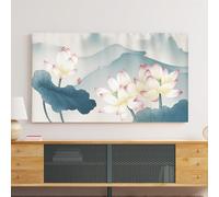 32-80 Inch Indoor TV Dust Cover Flower Printed LCD/LED Screen Protector for Wall Mounted/Desktop Monitor Universal Fit Dustproof Living Room Decor-flower5||49-52inch