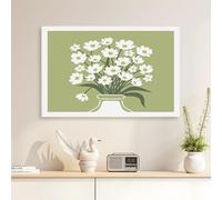 32-80 Inch Indoor TV Dust Cover Universal Elastic Dustproof Screen Protector for Hanging/Desktop Televisions & Computers Curved/Flat Indoor Art Decorative Cover -flower||40-43inch