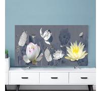 32-80 Inch with Colorful Art Print Soft Fabric Material(Flower,40-43inch)